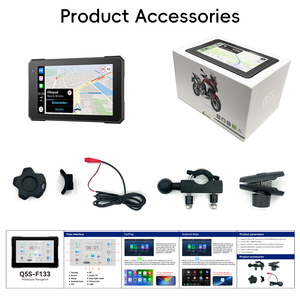 5 "écran tactile Navigation GPS IP67 étanche moto sans fil Carplay Android <span class=keywords><strong>Auto</strong></span> avec BT EQ FM - Product Image 6
