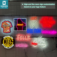 Enseigne lumineuse personnalisée certifiée UL CE, enseigne murale illuminée, enseigne publicitaire pour les bars et les magasins