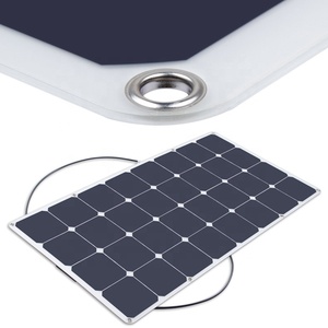 Panneaux solaires flexibles GSS-100W haute efficacité 100W 17.6V 64 cellules PET laminées, étanches IP65 pour la charge solaire - Product Image 4