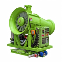 Canon à brouillard antidéflagrant personnalisé de 80 m à double pompe pour la suppression de la poussière des matériaux en vrac dans les cours et entrepôts