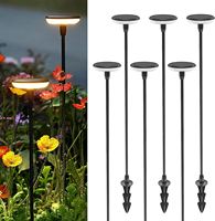 Nouveau produit IP65 blanc chaud LED solaire jardin lumières balançoire éclairage extérieur décoratif