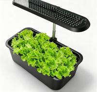 Jardin hydroponique de comptoir avec lumière LED réglable, kit de culture de plantes d'intérieur pour la cuisine à domicile