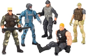 Tùy Chỉnh 14-Gói Quân Đội Người Đàn Ông <span class=keywords><strong>Swat</strong></span> Đội Người Lính Hành Động Con Số Với Vũ Khí Quân Đội Phụ Kiện Cho Trẻ Em Trai Và Cô Gái - Product Image 4