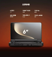 Pengiriman Cepat Konsol Game Genggam Retro AYN Thor Max Mini Layar HD Ganda 6 Inci Dilengkapi Wi-Fi Portabel Android 14 6000mAh