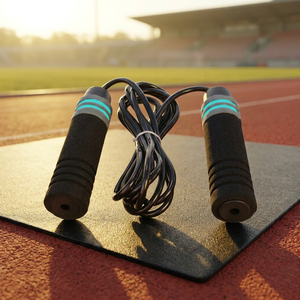 Logo Design Adjustable Handle Jump <b>Rope</b> 2.5M Durable Customized Material Portable Packaging Gym Use Unisex <b>Exercise</b> - Product Image 6