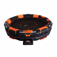 Radeau de sauvetage gonflable ouvert réversible Hsc Pack Aor 65 personnes