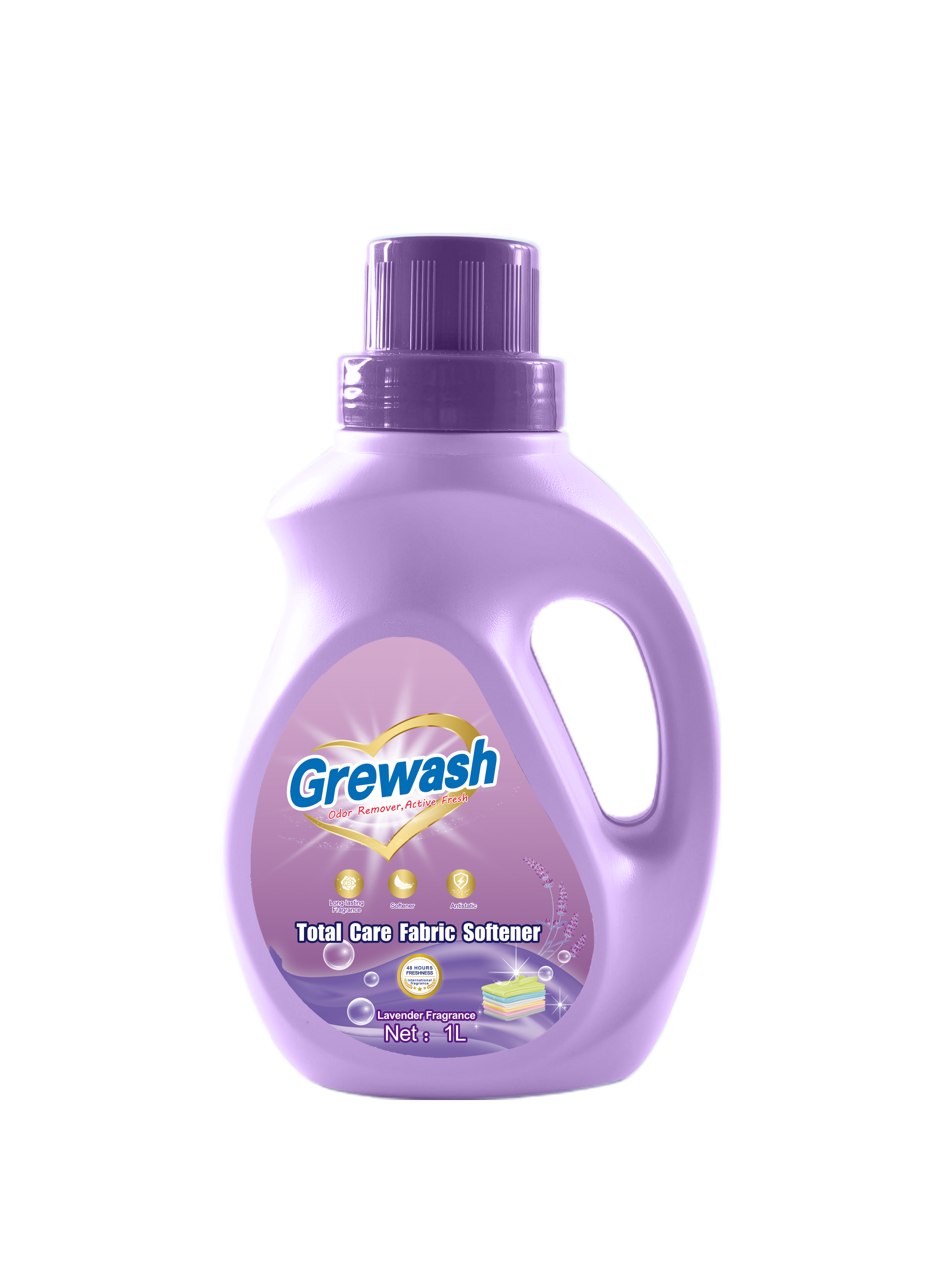 Adoucissant pour tissus violet