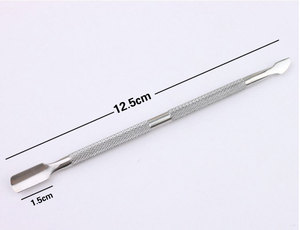 Juego de 4 Herramientas de Manicura de Acero Inoxidable de Doble Cara para Empujar Cutículas, Limpiar Uñas y Remover Esmalte en Gel - Product Image 6
