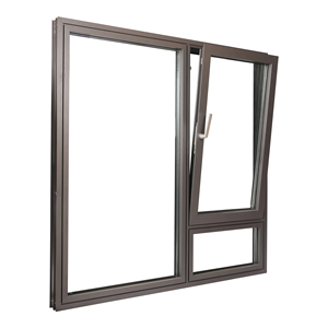 Ventanas y <span class=keywords><strong>puertas</strong></span> giratorias inclinables de aleación de doble acristalamiento de ventana abatible simple de vidrio de aluminio - Product Image 2