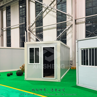Maison conteneur pliable à montage rapide et peu encombrante, pièce mobile préfabriquée pour abri d'urgence