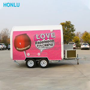 Petit chariot de crème glacée, camions de snacks, kiosque de nourriture Mobile, remorque de restauration - Product Image 6