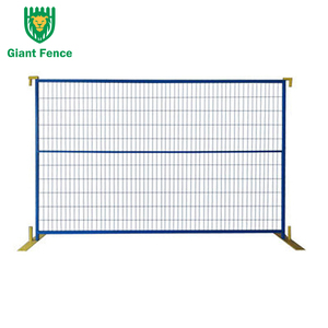 Çelik mobil inşaat güvenlik çit panelleri geçici çit açık araba kapıları boya bitirme bina koruma - Product Image 1