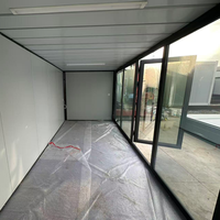Maison conteneur pliable de luxe de type Z, design contemporain personnalisé, unité préfabriquée pour bureaux, hôtels et logements