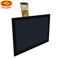 Module d'écran tactile LCD TFT capacitif étanche personnalisé de 15,6 pouces avec 10 points de contact USB ILITEK à liaison optique