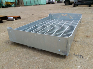 Marches d'escalier en acier galvanisé à dents pour extérieur - Product Image 5