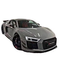 Nouveau kit carrosserie en fibre de carbone pour Audi R8 2017-2019 avec clips d'échappement à clipser pour la rénovation/amélioration
