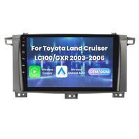 9 ''Android voiture pour lecteur DVD 4 + 64G sans fil Carplay 2 Din pour Toyota Land Cruiser LC100/GXR 2003-2006 OEM ODM pour Toyota Land