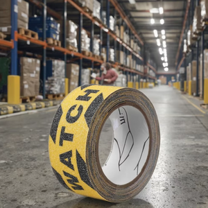 Venta al por mayor 50mm x 18,3 M PE/Eva suelo marcado antideslizante cinta adhesiva de seguridad impermeable resistente para barco marino advertencia antideslizante - Product Image 1