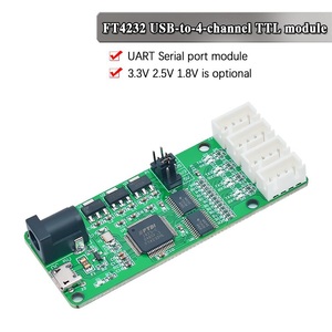 <span class=keywords><strong>Usb</strong></span> Naar <span class=keywords><strong>4</strong></span>-kanaals Ttl <span class=keywords><strong>Module</strong></span> Ft4232hl 3.3V 2.5V 1.8V <span class=keywords><strong>Uart</strong></span> Seriële Poort Xh2.54 <span class=keywords><strong>Interface</strong></span> <span class=keywords><strong>Module</strong></span> 12Mbps Communicatie - Product Image 1