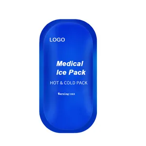 La bolsa de hielo plegable original de los primeros auxilios de las bolsas de hielo suaves del paquete caliente frío del gel del