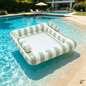 <span class=keywords><strong>Lettino</strong></span> Galleggiante Gonfiabile in PVC per <span class=keywords><strong>Mare</strong></span>, Piscina e Spiaggia, Sedia Pieghevole a Doppio Strato per Relax in Acqua - Product Image 2