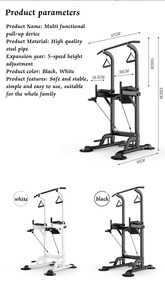 Barre de traction portable multifonctionnelle pour entraînement en intérieur pour adultes - Product Image 6