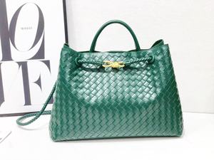 Modische Damen-Tragetasche mit großem Fassungsvermögen, gewebt, mit Kettenriemen, leichter Luxus, Freizeit, einfarbig, PU - Product Image 5