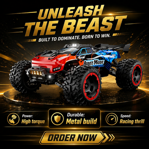 Coche <span class=keywords><strong>de</strong></span> Carreras Todoterreno RC <span class=keywords><strong>Monster</strong></span> <span class=keywords><strong>Truck</strong></span> 4WD <span class=keywords><strong>de</strong></span> Alta Velocidad 1/10, 35 km/h, Motor 550, Chasis <span class=keywords><strong>de</strong></span> Aleación <span class=keywords><strong>de</strong></span> Aluminio Resistente 10101, Certificado CE para Adultos - Product Image 5