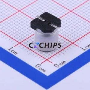 ตัวเก็บประจุอิเล็กโทรไลต์อะลูมิเนียมแบบ SMD รุ่น MV221M6R3E077ETR ขนาด D6.3xL7.7 มม. 220uF 20% 6.3V 6.3 มม. - Product Image 2