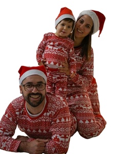 Nuova tendenza Set <span class=keywords><strong>di</strong></span> abbigliamento da donna mamma papà bambina ragazzo nuovo anno madre figlia famiglia abbinata pigiami natalizi - Product Image 1