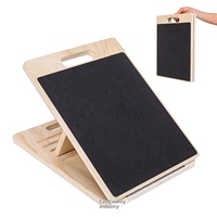 Musculation Physiothérapie Veau Étirement Antidérapant Portable Squat Wedge En Bois Réglable Slant Board