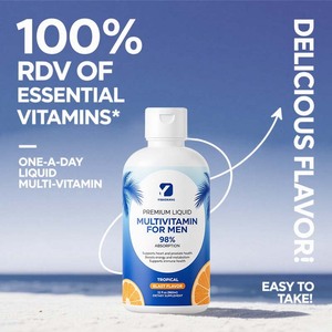 Usine OEM/ODM, multivitamines liquides de qualité supérieure personnalisées, soutien musculaire, cardiaque, cérébral, énergétique, immunitaire, santé pour les hommes - Product Image 4