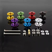 Pièces métalliques usinées CNC, pièces en aluminium fraisées CNC, pièces usinées CNC sur mesure, mini rouleau de guidage double creux léger 12-13mm