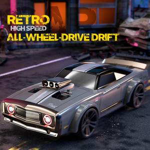 SCY 16303 2.4G 1/14 RTR 4WD Auto Radiocomandata ad Alta Velocità Fuoristrada Drift <span class=keywords><strong>Muscle</strong></span> <span class=keywords><strong>Car</strong></span> con LED e Telecomando - Product Image 6