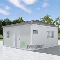 Maison préfabriquée modulaire en acier léger de style nouveau, personnalisée, avec salle de bain complète, maison conteneur portable à 2 chambres, détachable