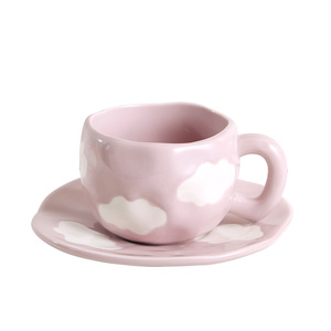 Керамические кофейные чашки с мультяшным принтом - Product Image 1