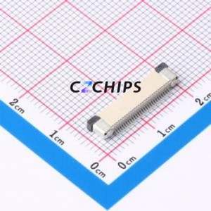 FPC-0.5AS-28PWCR-H20 FFC/FPC Connector SMD,P=0.5mm,Horizontal Mount Connector Drawer Type Top Contact 28P 0.5mm - Product Image 2