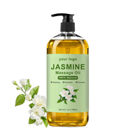 Huile de massage au jasmin OEM 100% pure et naturelle en vrac pour les soins de la peau et du corps et les massages