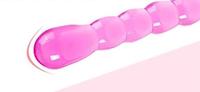 Offre Spéciale cristal flirtant bâton électrique arrière Court tirer perle Plug Anal saut oeuf Vibration bâton de Massage pour un usage adulte
