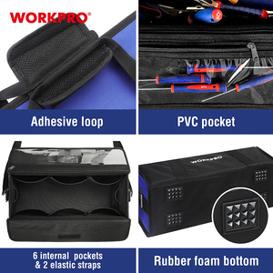 Bộ Dụng Cụ Cơ Cầm Tay WORKPRO <span class=keywords><strong>54</strong></span> Món, Kèm Túi Đựng Dụng Cụ Cầm Tay - Product Image 3