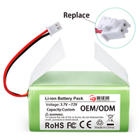 Pack de batteries lithium-ion personnalisé 18650 21700 3.7V-18V avec BMS pour solution d'alimentation de vélos électriques et trottinettes électriques