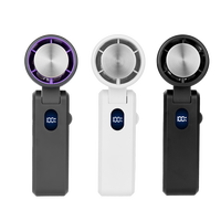 Mini ventilateur portatif portatif refroidissement à grande vitesse gel d'air fort pour l'été pour voiture RV ménage alimenté par batterie en plastique