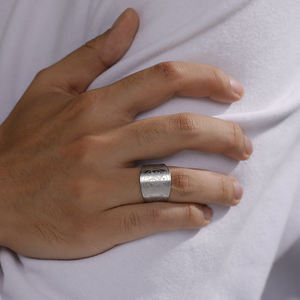 Myshape Sigil of <span class=keywords><strong>Baphomet</strong></span> перевернутая пентаграмма из нержавеющей стали кольцо Защита Амулет Викка колдовская церковь сатана ювелирные изделия - Product Image 3