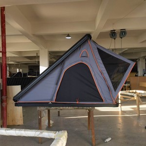 Carpa de Techo para Auto, Tipo A, de Aleación de Aluminio, Carcasa Rígida, Plegable, para las Cuatro Estaciones, de Una Habitación, Tela Oxford, Resistente al Viento, Impermeable y a los Rayos UV - Product Image 1