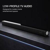 Sistem Soundbar SAMTRONIC 2.1 Saluran dengan Mikrofon Nirkabel dan Subwoofer untuk Proyektor KTV Rumah