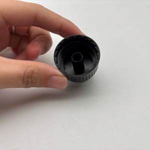 Gran oferta de alta calidad, tapa de rosca de aceite de oliva de 28mm, embalaje de plástico para té, tapa redonda de plástico para té con forro de plástico y volquete - Product Image 4
