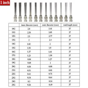 Gran oferta, piezas de soporte retráctil, jeringa de cinta de manos desechables, aguja de acero inoxidable de 1/2 pulgadas con Dental