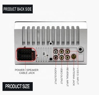 XinYoo Factory penjualan terbaik layar sentuh 7 "HD tampilan belakang pemutar MP5 Audio mobil Carplay otomatis Android