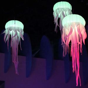 Bar colorido colgante decoración de techo inflable artístico medusas globo iluminación nocturna medusas con Led para decoración de fiesta - Product Image 3