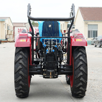 Traktor Pengiriman Cepat CE EPA 80HP Traktor Hidrolik Pengangkat untuk Kebun Perkebunan Traktor Portabel Penggerak 4 Roda untuk Kebun Rumah